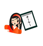 書道GIRL（個別スタンプ：7）