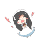 メイドのいちかちゃんスタンプ（個別スタンプ：17）