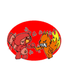 讃岐弁でGO！讃岐ポンちゃんとコンちゃん（個別スタンプ：37）