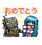 ロボアンドロイド Robot ＆ Roid（個別スタンプ：34）