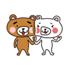 熊のカップル（個別スタンプ：33）