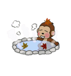 森のどうぶつ＆秋Ver.（個別スタンプ：28）