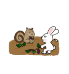 森のどうぶつ＆秋Ver.（個別スタンプ：33）