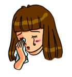 涙のユミちゃん（個別スタンプ：8）