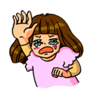 涙のユミちゃん（個別スタンプ：9）