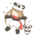 Black and White（個別スタンプ：32）