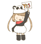 Black and White（個別スタンプ：40）