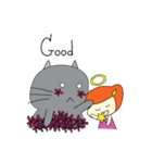 Cat Berm ＆ Tidkib（個別スタンプ：3）