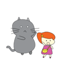 Cat Berm ＆ Tidkib（個別スタンプ：8）