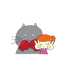 Cat Berm ＆ Tidkib（個別スタンプ：19）