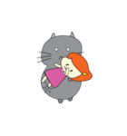Cat Berm ＆ Tidkib（個別スタンプ：25）
