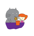 Cat Berm ＆ Tidkib（個別スタンプ：32）