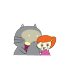 Cat Berm ＆ Tidkib（個別スタンプ：37）