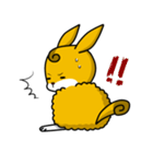 ウサギじゃなくてビスカッチャ（個別スタンプ：3）