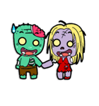 Nong Mik - the cute zombie - and friends（個別スタンプ：32）