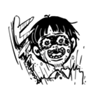 オバケと人間（個別スタンプ：16）