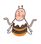 Little bee - BiBi（個別スタンプ：34）