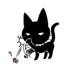 黒猫ピリたん（個別スタンプ：40）