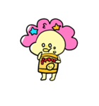 アフロ男（個別スタンプ：8）