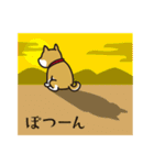 犬種別スタンプ⑧ 柴犬（赤毛）（個別スタンプ：8）