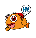 Nong Deepo - the cute Fish - First Set（個別スタンプ：1）