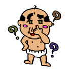 あかさん。 手書きシール風（個別スタンプ：7）