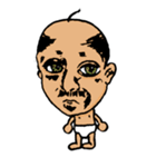 あかさん。 手書きシール風（個別スタンプ：11）