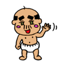 あかさん。 手書きシール風（個別スタンプ：15）