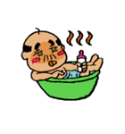 あかさん。 手書きシール風（個別スタンプ：34）