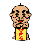 あかさん。 手書きシール風（個別スタンプ：37）