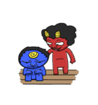 Oni family（個別スタンプ：34）