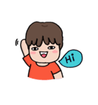 You and Me : The Love Story（個別スタンプ：1）