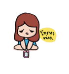 You and Me : The Love Story（個別スタンプ：9）