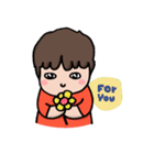 You and Me : The Love Story（個別スタンプ：14）