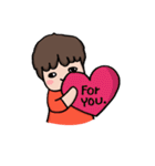 You and Me : The Love Story（個別スタンプ：18）