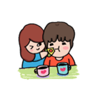 You and Me : The Love Story（個別スタンプ：24）