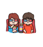 You and Me : The Love Story（個別スタンプ：25）