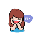 You and Me : The Love Story（個別スタンプ：32）