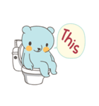 BlueDumb Poo Time [EN]（個別スタンプ：5）