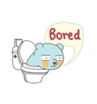 BlueDumb Poo Time [EN]（個別スタンプ：11）