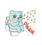 BlueDumb Poo Time [EN]（個別スタンプ：19）