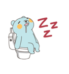 BlueDumb Poo Time [EN]（個別スタンプ：25）