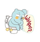 BlueDumb Poo Time [EN]（個別スタンプ：27）