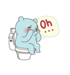 BlueDumb Poo Time [EN]（個別スタンプ：30）