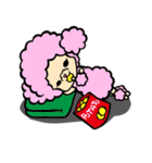むけねことピンクプードル（個別スタンプ：38）