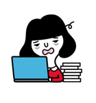 内気なマー子（個別スタンプ：35）