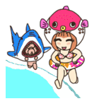 Coco＆Marina（個別スタンプ：35）