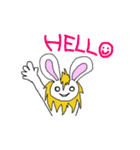 たてがみウサギ（個別スタンプ：1）