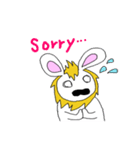 たてがみウサギ（個別スタンプ：4）