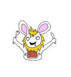 たてがみウサギ（個別スタンプ：14）